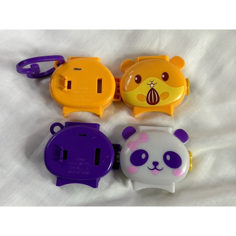 Lot Of 2 Polly Pocket Pet Connects Panda And Hamster Compact Playset 2021